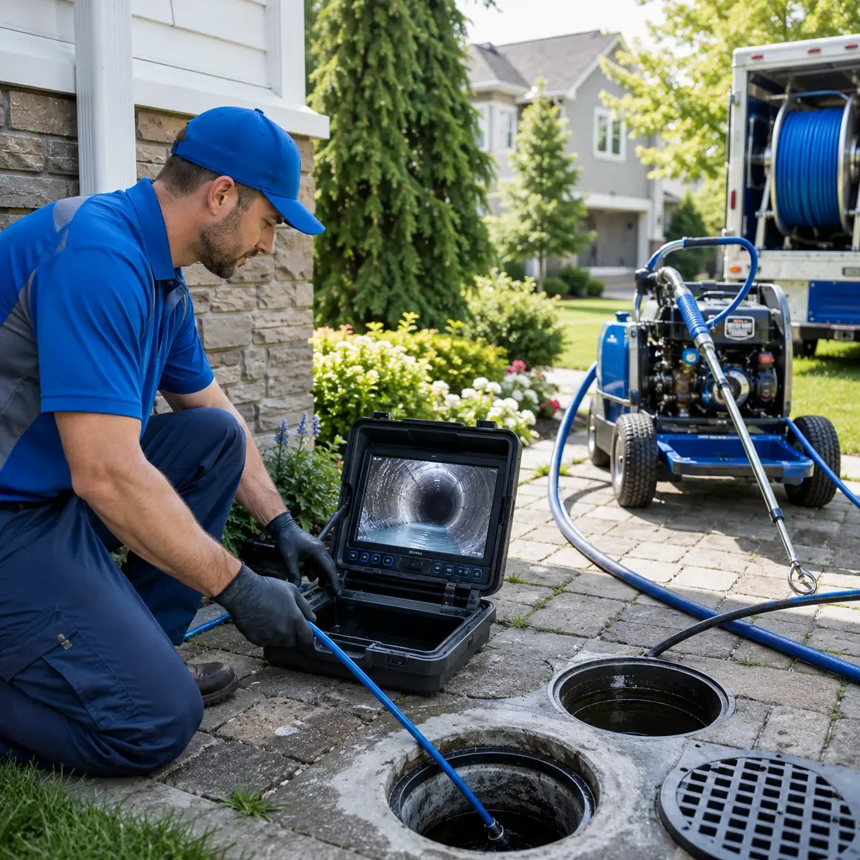 Outdoor drain cleaning professionals serving Cherryville, NC
